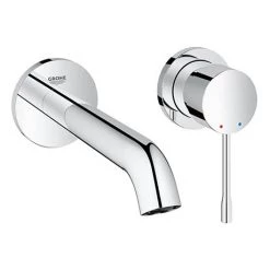 Grohe Essence Wall Mounted Basin Mixer Tap - Chrome