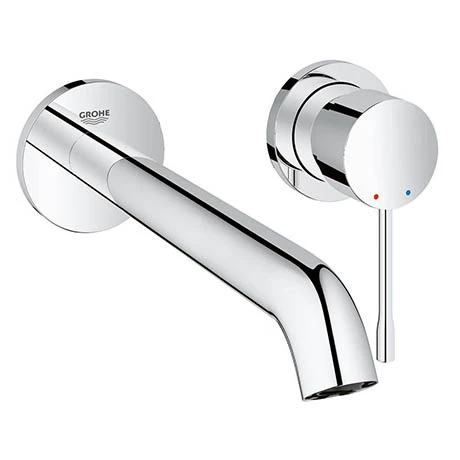 Grohe Essence Wall Mounted 2 Hole Basin Mixer L-Size - Chrome - 19967001 1 Grohe Essence Wall Mounted 2 Hole Basin Mixer L-Size - Chrome - 19967001