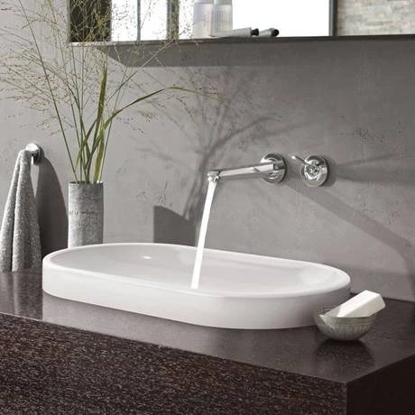 Grohe Eurodisc Joy Wall Mounted 2 Hole Basin Mixer - Chrome - 19968000 2 Grohe Eurodisc Joy Wall Mounted 2 Hole Basin Mixer - Chrome - 19968000 - Image 2