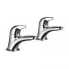 Mira Comfort Basin Pillar Taps - 2.1818.002