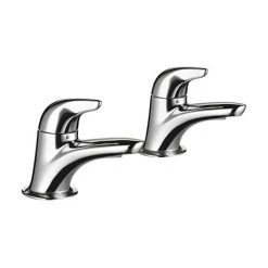 Mira Comfort Basin Pillar Taps - 2.1818.002