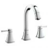 Grohe Grandera High Spout 3-Hole Basin Mixer with Pop-up Waste - Chrome - 20389000