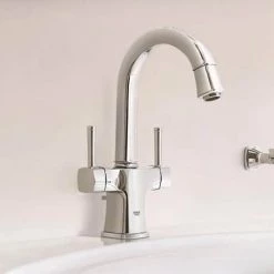 Grohe Grandera Two Handle Basin Mixer with Pop-up Waste - Chrome - 21107000 5 Grohe Grandera Two Handle Basin Mixer with Pop-up Waste - Chrome - 21107000 -Basin Taps Shop 21107000 D2 460