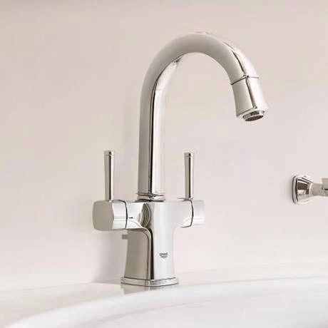 Grohe Grandera Two Handle Basin Mixer with Pop-up Waste - Chrome - 21107000 3 Grohe Grandera Two Handle Basin Mixer with Pop-up Waste - Chrome - 21107000 - Image 3