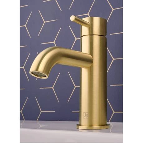 JTP Vos Brushed Brass Single Lever Basin Mixer 3 JTP Vos Brushed Brass Single Lever Basin Mixer - Image 3