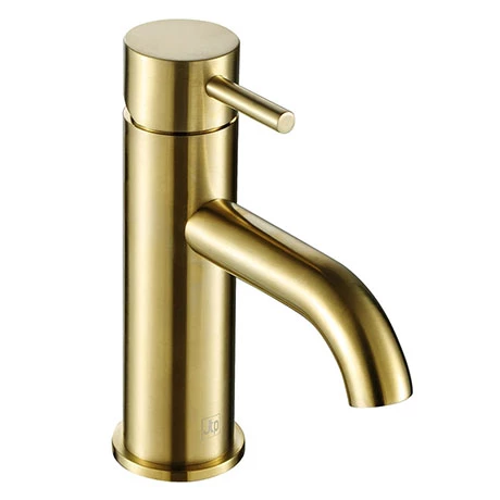 JTP Vos Brushed Brass Single Lever Basin Mixer 1 JTP Vos Brushed Brass Single Lever Basin Mixer