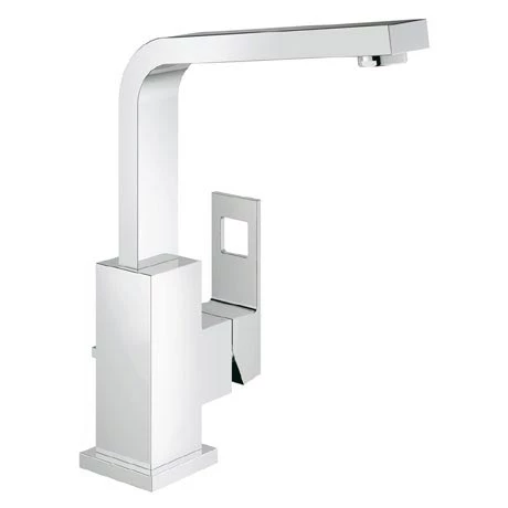 Grohe Eurocube High Spout Basin Mixer with Pop-up Waste - 23135000 1 Grohe Eurocube High Spout Basin Mixer with Pop-up Waste - 23135000
