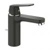 Grohe Matt Black Eurosmart Cosmopolitan Mono Basin Mixer with Pop-up Waste - 23325KW0