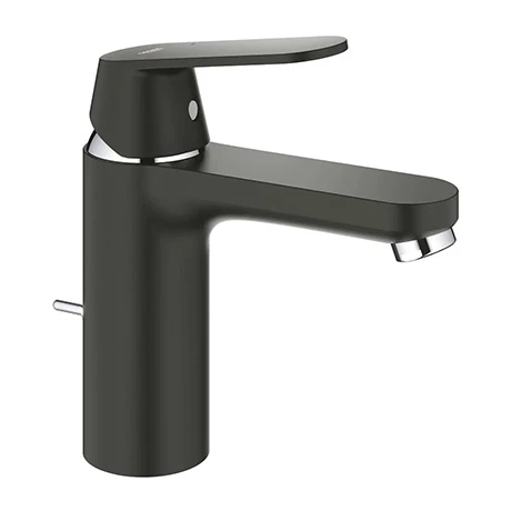 Grohe Matt Black Eurosmart Cosmopolitan Mono Basin Mixer with Pop-up Waste - 23325KW0 1 Grohe Matt Black Eurosmart Cosmopolitan Mono Basin Mixer with Pop-up Waste - 23325KW0
