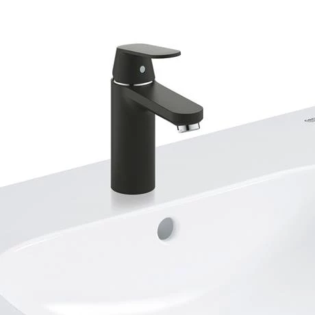 Grohe Matt Black Eurosmart Cosmopolitan Mono Basin Mixer - 23327KW0 2 Grohe Matt Black Eurosmart Cosmopolitan Mono Basin Mixer - 23327KW0 - Image 2
