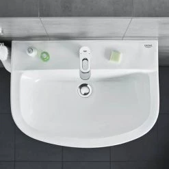 Grohe BauLoop S-Size Mono Basin Mixer with Pop-up Waste - 23335000 -Basin Taps Shop 23335000 D4 460