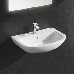 Grohe BauLoop S-Size Mono Basin Mixer with Pop-up Waste - 23335000 -Basin Taps Shop 23335000 D5 460