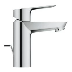 Grohe BauEdge Mono Basin Mixer with Pop-up Waste - 23356000 -Basin Taps Shop 23356000 D3 460