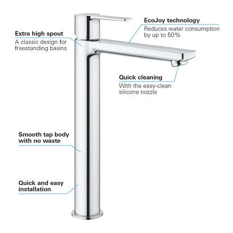 Grohe Lineare Tall Mono Basin Mixer - 23405001 3 Grohe Lineare Tall Mono Basin Mixer - 23405001 - Image 3