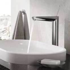 Grohe Eurodisc Joy Tall Mono Basin Mixer - Chrome - 23428000 5 Grohe Eurodisc Joy Tall Mono Basin Mixer - Chrome - 23428000 -Basin Taps Shop 23428000 D2 460