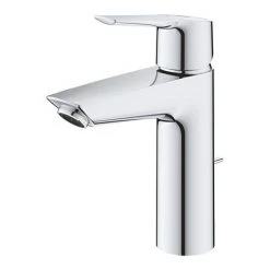 Grohe QuickFix Start SilkMove ES M-Size Mono Basin Mixer with Pop-up Waste - 23552002 -Basin Taps Shop 23552002 D3 460