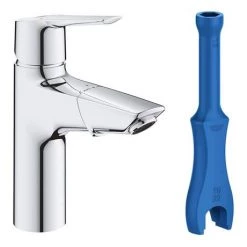 Grohe QuickFix Start Mono Basin Mixer with Pull Out Spout + Push-Open Waste - 24205003 9 Grohe QuickFix Start Mono Basin Mixer with Pull Out Spout + Push-Open Waste - 24205003 -Basin Taps Shop 24205003 D5 460