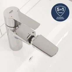 Grohe QuickFix Start Mono Basin Mixer with Pull Out Spout + Push-Open Waste - 24205003 10 Grohe QuickFix Start Mono Basin Mixer with Pull Out Spout + Push-Open Waste - 24205003 -Basin Taps Shop 24205003 D6 460