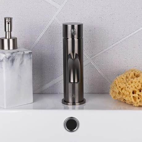 JTP Vos Brushed Black Single Lever Basin Mixer 3 JTP Vos Brushed Black Single Lever Basin Mixer - Image 3