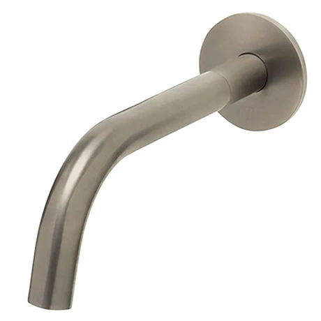 JTP Vos Brushed Black 250mm Wall Mounted Bath/Basin Spout 1 JTP Vos Brushed Black 250mm Wall Mounted Bath/Basin Spout