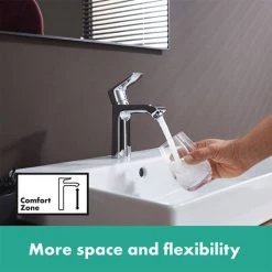 Hansgrohe Metris Single Lever Basin Mixer 110 with Pop-up Waste - 31080000 11 Hansgrohe Metris Single Lever Basin Mixer 110 with Pop-up Waste - 31080000 -Basin Taps Shop 31080000 ai5 460