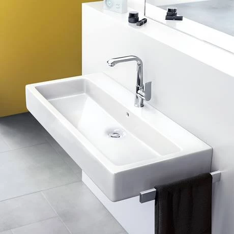 Hansgrohe Metris Single Lever Basin Mixer 230 with Swivel Spout and Pop-up Waste - 31087000 2 Hansgrohe Metris Single Lever Basin Mixer 230 with Swivel Spout and Pop-up Waste - 31087000 - Image 2