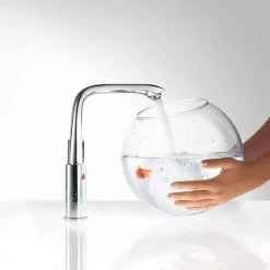 Hansgrohe Metris Single Lever Basin Mixer 230 with Swivel Spout and Pop-up Waste - 31087000 7 Hansgrohe Metris Single Lever Basin Mixer 230 with Swivel Spout and Pop-up Waste - 31087000 -Basin Taps Shop 31087000 D3 460