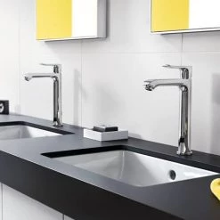 Hansgrohe Metris Single Lever Basin Mixer 200 with Pop-up Waste - 31183000 -Basin Taps Shop 31183000 D3 460