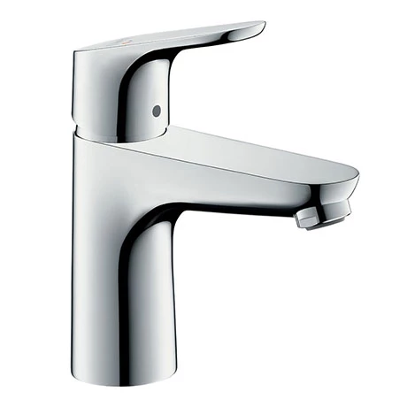 Hansgrohe Focus Single Lever Basin Mixer 100 CoolStart without Waste - 31509000 1 Hansgrohe Focus Single Lever Basin Mixer 100 CoolStart without Waste - 31509000