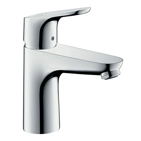 Hansgrohe Focus Single Lever Basin Mixer 100 LowFlow with Pop-up Waste - 31603000 1 Hansgrohe Focus Single Lever Basin Mixer 100 LowFlow with Pop-up Waste - 31603000