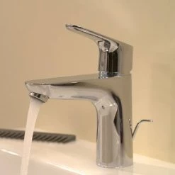 Hansgrohe Focus Single Lever Basin Mixer 100 with Pop-up Waste - 31607000 8 Hansgrohe Focus Single Lever Basin Mixer 100 with Pop-up Waste - 31607000 -Basin Taps Shop 31607000 D3 460