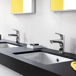 Hansgrohe Focus Single Lever Basin Mixer 100 with Pop-up Waste - 31607000 9 Hansgrohe Focus Single Lever Basin Mixer 100 with Pop-up Waste - 31607000 -Basin Taps Shop 31607000 D4 460