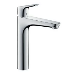Hansgrohe Focus Single Lever Basin Mixer 190 with 2 Flow Rates and Pop-up Waste - 31658000