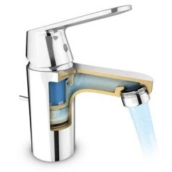 Grohe Eurosmart Cosmopolitan Mono Basin Mixer with Pop-up Waste - 3282500E 8 Grohe Eurosmart Cosmopolitan Mono Basin Mixer with Pop-up Waste - 3282500E -Basin Taps Shop 3282500E D3 460