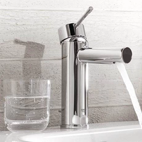 Grohe Essence S-Size Mono Basin Mixer with Pop-up Waste - 32898001 2 Grohe Essence S-Size Mono Basin Mixer with Pop-up Waste - 32898001 - Image 2