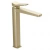 JTP Hix Brushed Brass Tall Single Lever Basin Mixer