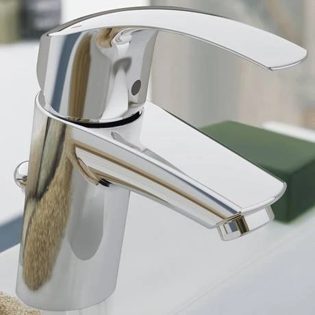 Grohe Eurosmart Mono Basin Mixer with Pop-up Waste - 33265002 2 Grohe Eurosmart Mono Basin Mixer with Pop-up Waste - 33265002 - Image 2