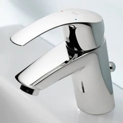 Grohe Eurosmart Mono Basin Mixer with Pop-up Waste - 33265002 8 Grohe Eurosmart Mono Basin Mixer with Pop-up Waste - 33265002 -Basin Taps Shop 33265002 D2 460