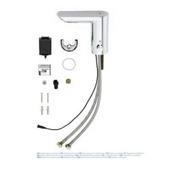 Grohe Bau Cosmopolitan E Infra-Red Electronic Basin Mixer - 36451000 -Basin Taps Shop 36451000 D3 460