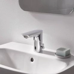 Grohe Bau Cosmopolitan E Infra-Red Electronic Basin Mixer - 36451000 -Basin Taps Shop 36451000 D4 460