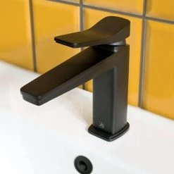 JTP Hix Matt Black Single Lever Basin Mixer 3 JTP Hix Matt Black Single Lever Basin Mixer -Basin Taps Shop 38001MB D1 460