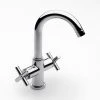Roca Loft Chrome Basin Mixer Tap with Pop-up Waste - 5A3043C00