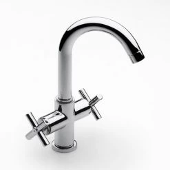 Roca Loft Chrome Basin Mixer Tap with Pop-up Waste - 5A3043C00