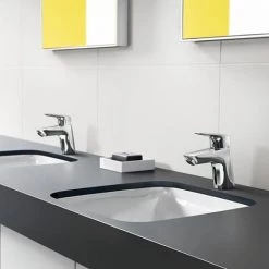 Hansgrohe Logis Single Lever Basin Mixer 70 LowFlow with Pop-up Waste - 71078000 -Basin Taps Shop 71070000 D2 460 1