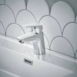 Hansgrohe Logis Single Lever Basin Mixer 70 with Push-open Waste - 71077000 -Basin Taps Shop 71077000.ai2 460