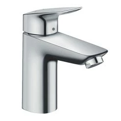 Hansgrohe Logis Single Lever Basin Mixer 100 with Push-open Waste - 71107000