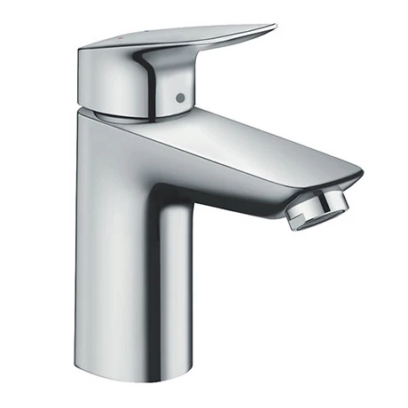 Hansgrohe Logis Single Lever Basin Mixer 100 without Waste - 71101000 1 Hansgrohe Logis Single Lever Basin Mixer 100 without Waste - 71101000