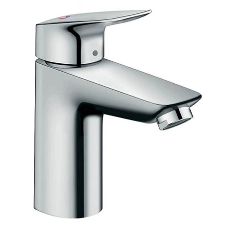 Hansgrohe Logis Single Lever Basin Mixer 100 CoolStart with Pop-up Waste - 71102000 1 Hansgrohe Logis Single Lever Basin Mixer 100 CoolStart with Pop-up Waste - 71102000