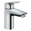 Hansgrohe Logis Single Lever Basin Mixer 100 LowFlow with Pop-up Waste - 71104000