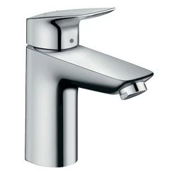 Hansgrohe Logis Single Lever Basin Mixer 100 LowFlow with Pop-up Waste - 71104000
